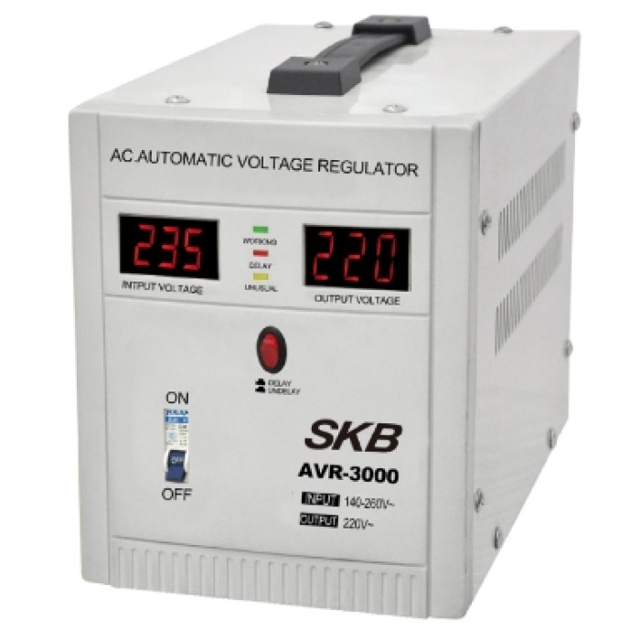 SKB AVR-3000 - Voltage Regulator 3000VA/1800W Stabilizers Onetrade SKB AVR-3000 - Voltage Regulator 3000VA/1800W Stabilizers Onetrade